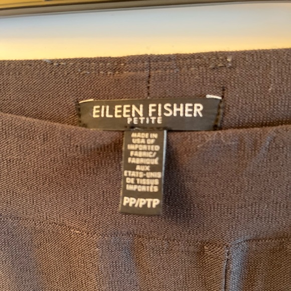 Eileen Fisher Women's Ankle Leggings Size PS Charcoal Gray. - Picture 3 of 4